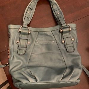 Teal B. Makowsky bucket bag purse